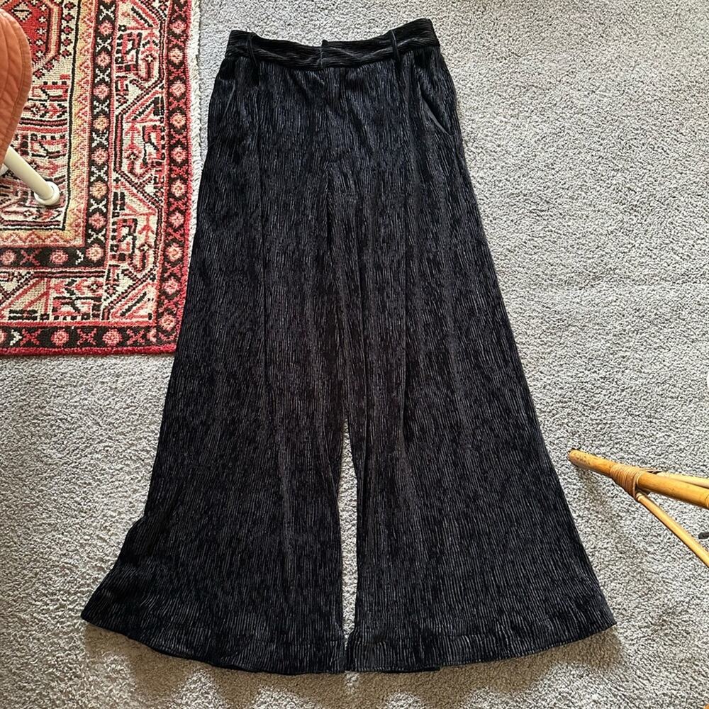 PatBO Velvet Wide Leg Pants